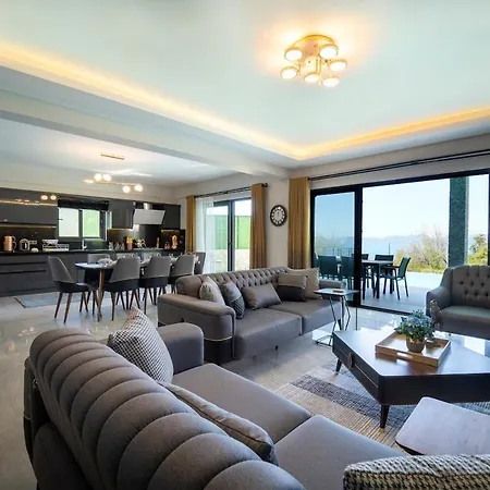 Villa With Sea View And Heated Pool Mariposa Fethiye