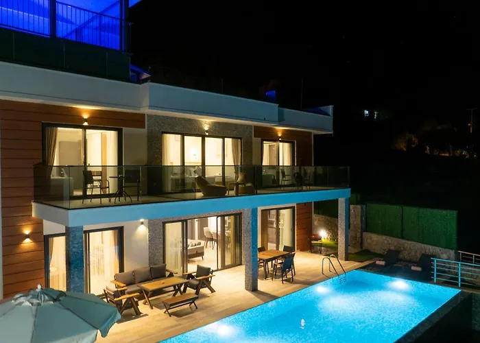 Βίλα With Sea View And Heated Pool Mariposa