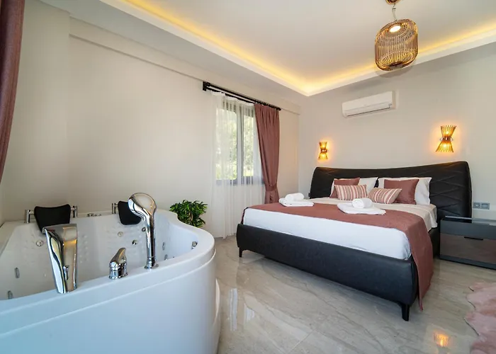 Villa With Sea View And Heated Pool Mariposa Fethiye