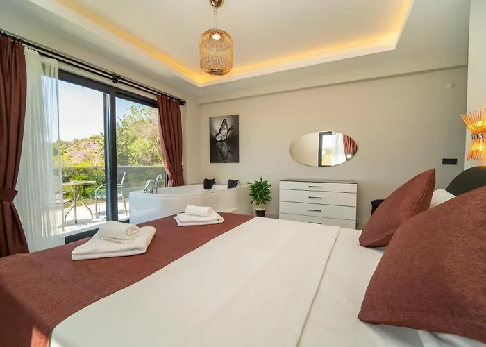 Villa With Sea View And Heated Pool Mariposa Fethiye